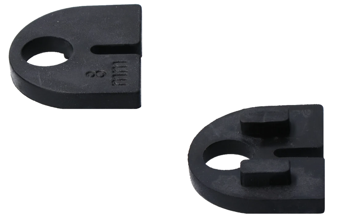 Gumičky na sklo 8 mm