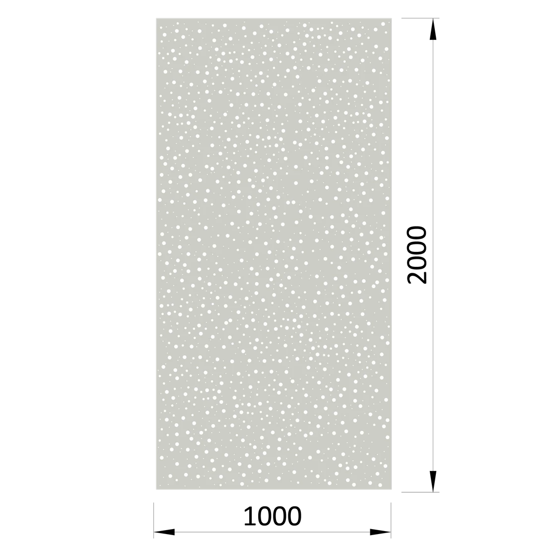 Dierovaný plech Zn 1000 x 2000 x 1,5 mm, kruhové otvory