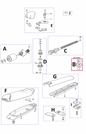 PRTO06C kit - matica a vidlička pre WG2024/4024 - slide 1