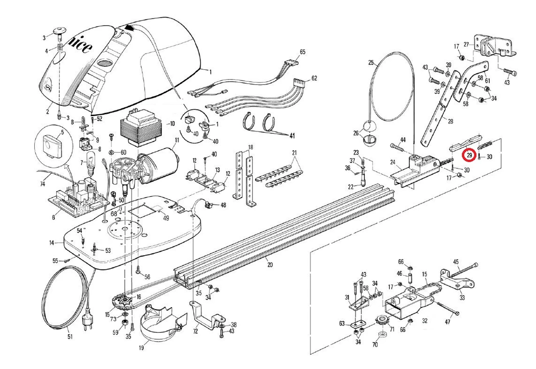 PMD0153D.4610 spojovací diel reťaze pre SPIDER /SPIDO