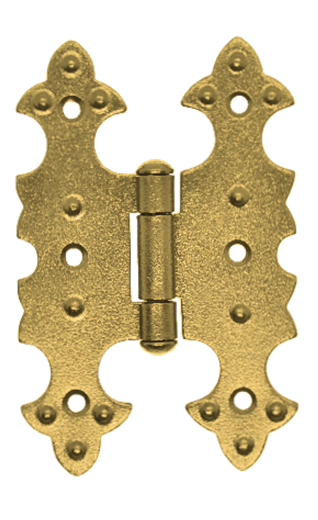 Záves ozdobný, zlatý, 80 x 50 mm