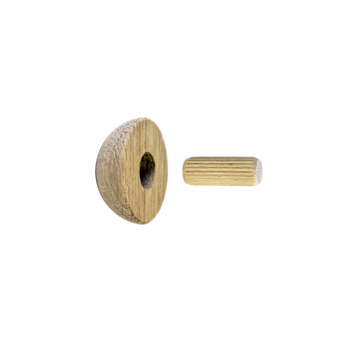 Drevené ukončenie madla ø 42 mm, dub bez náteru