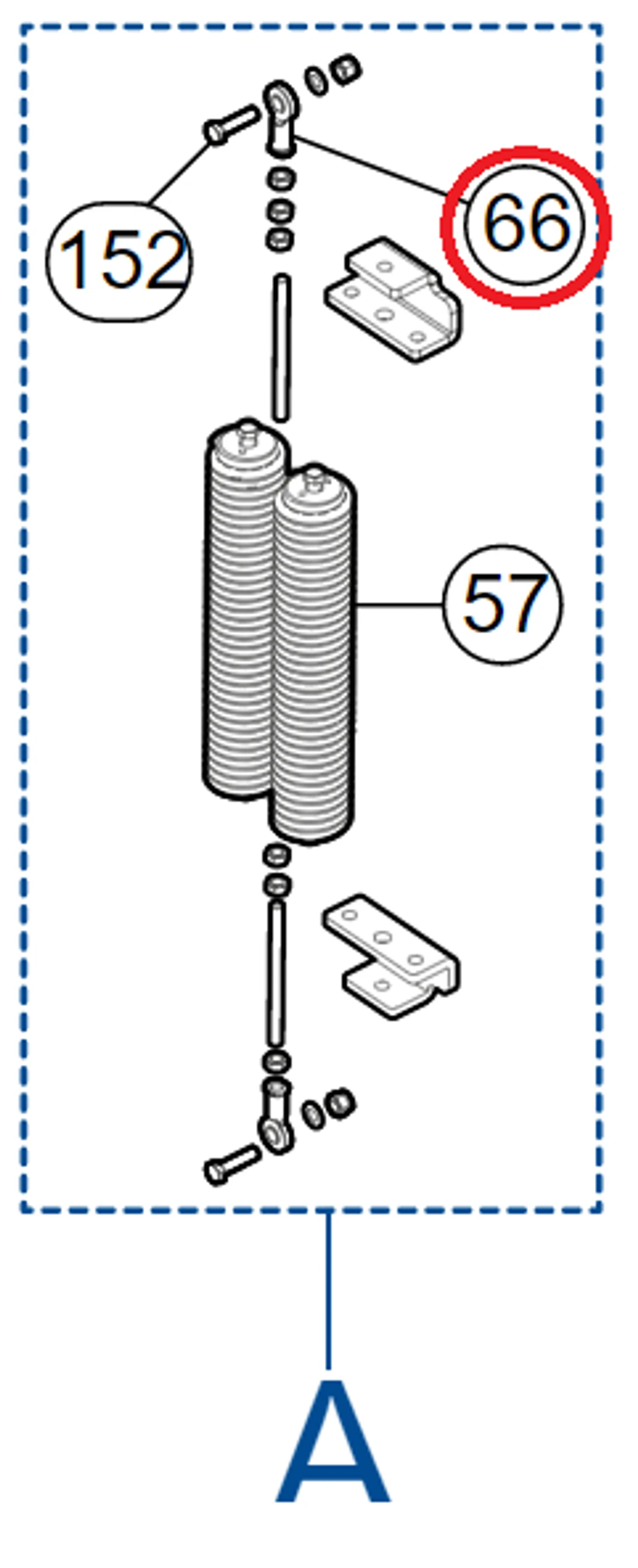 PMCTSD14A.4630 koncovka tyče M144 - samice pro LBARR10 a M7BAR
