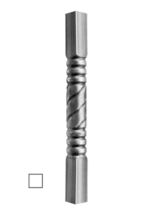 Tyč 1200 mm se čtvercovou základnou 60 x 60 mm - slide 0