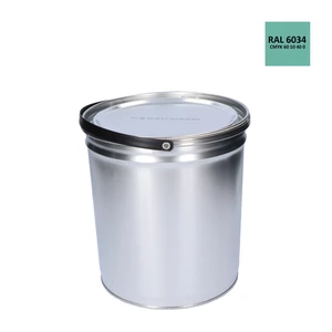 Farba antikorózna polomatná na zinok 5 kg pastel tyrkysová - slide 0