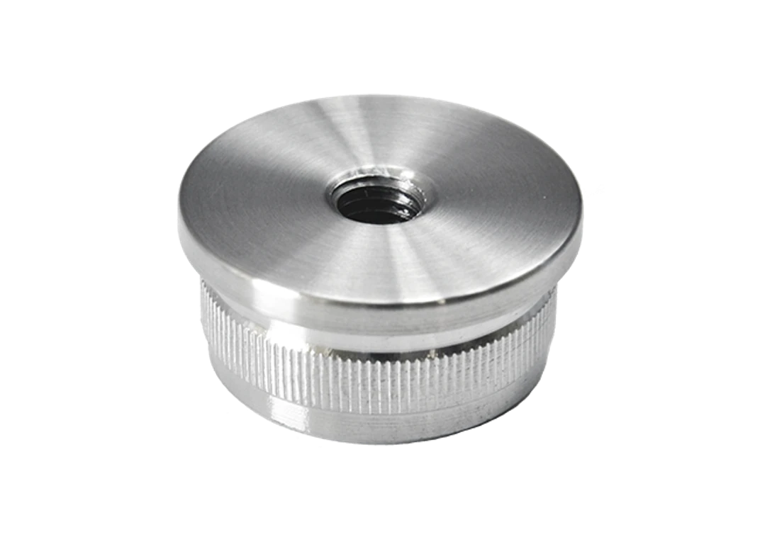 Spodek držáka madla, M8, na trubku ø 33,7 mm, AISI 304