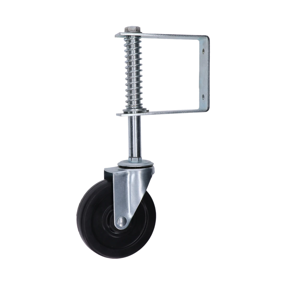 Spodné vodiace koliesko 4` pre krídlové brány, s pružinou