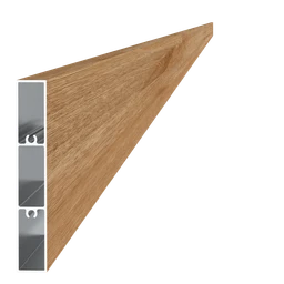 Hliníkový profil 100 x 16 x 6000 mm, štruktúra BUK