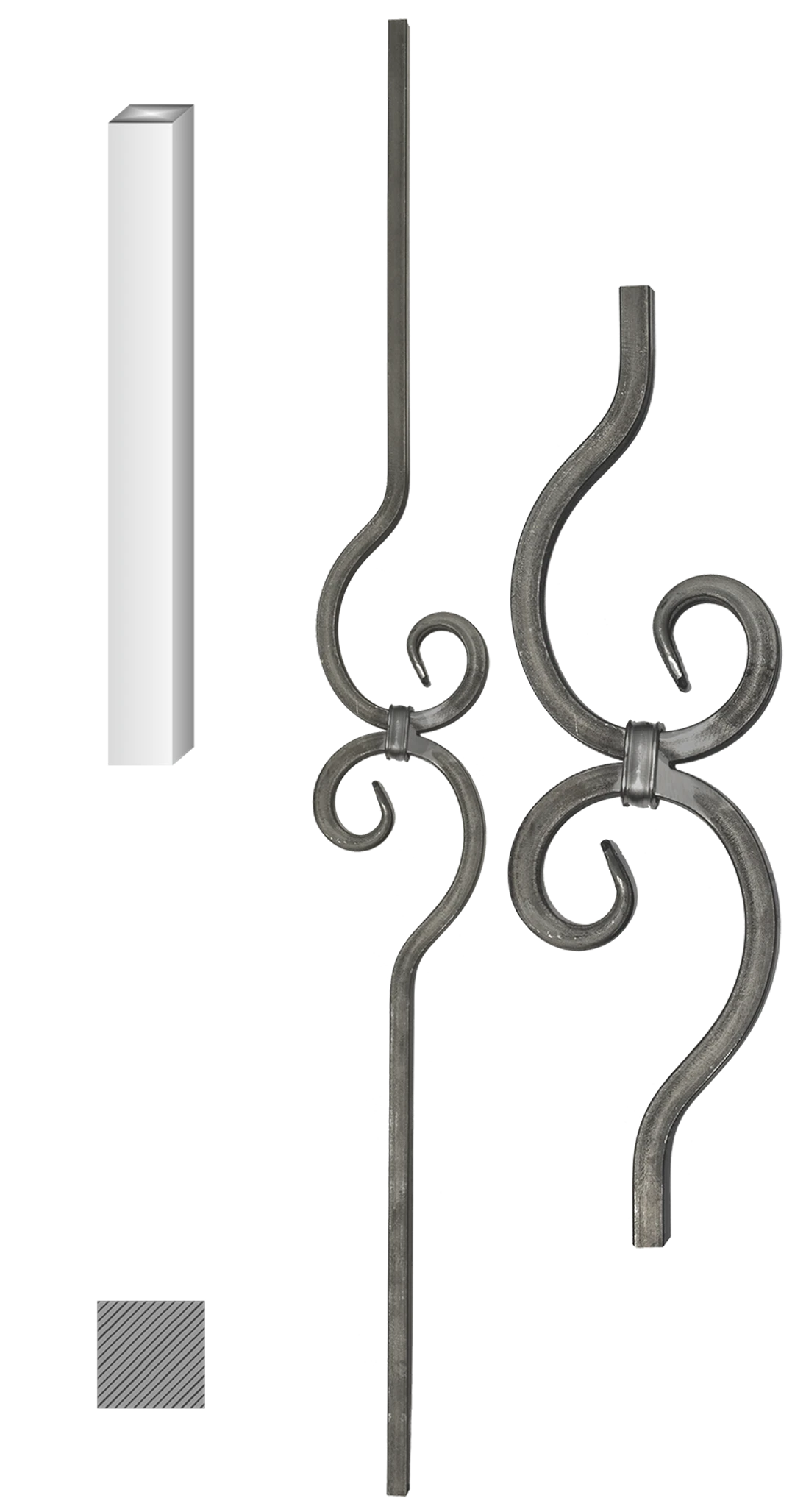 DOPRODEJ tyč 12 x 12 mm, 110 x 900 mm