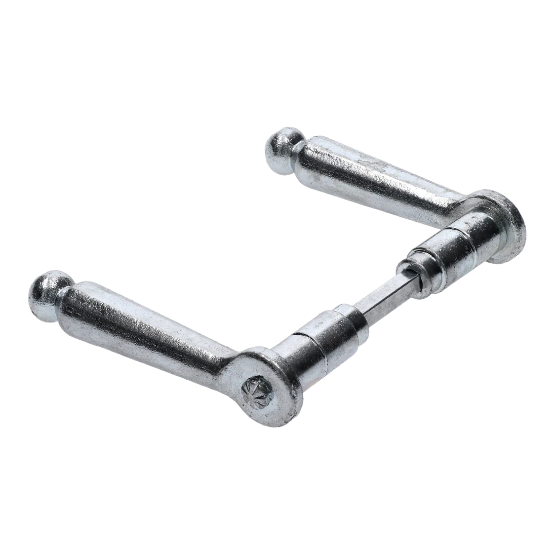 Kľučka 130 x 60 mm, osadenia ø 18 mm, zinok