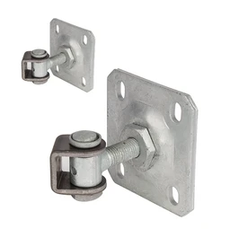 Záves M20 s platňou 100 x 100 mm, 90°, nastaviteľný 1D