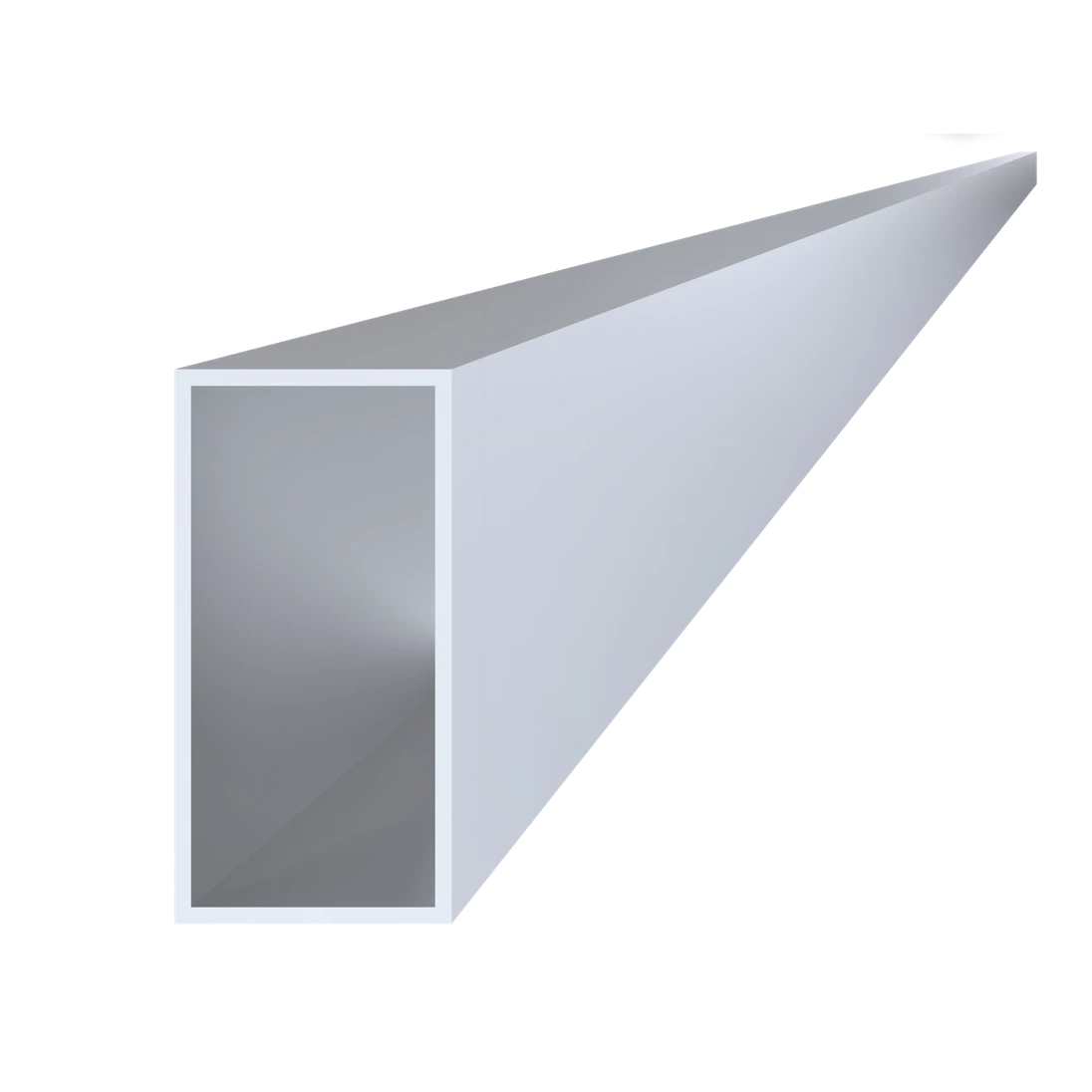 Al jekl 100 x 50 x 3 x 6000 mm, bez povrchové úpravy