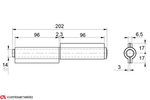 Pant dvoudílný 200mm - slide 1