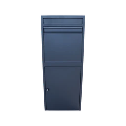 Box na balíky s prepadovou lištou, H = 1020 mm, RAL 7016