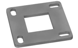 Kotviaca platňa 90 x 90 x 4 mm, bez úpravy AISI 304
