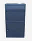 Box na balíky s prepadovou lištou, H = 720 mm, RAL 7016