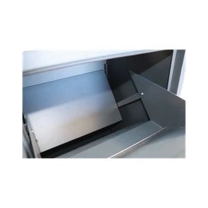 Box na balíky s prepadovou lištou, H = 720 mm, RAL 7016 - slide 4