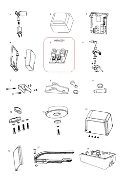 041A0291 svorkovnica s držiakom a krytom