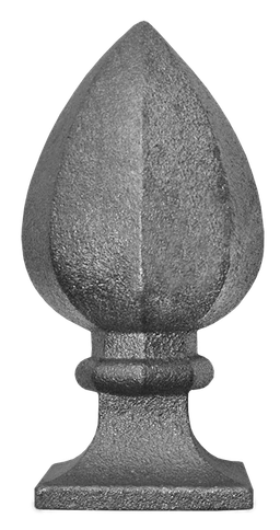 Šiška H = 155 mm, podstavec 80 x 80 mm, dutá