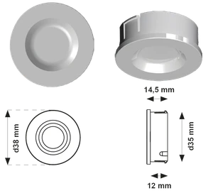 900TO1U vysielač 1-kanál, zapustený, 433 MHz, plávajúci kód - slide 1