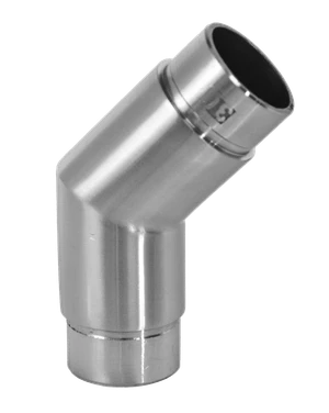 Spojka rohová 45° na trubku ø 42,4 mm, broušená AISI 304 - slide 0