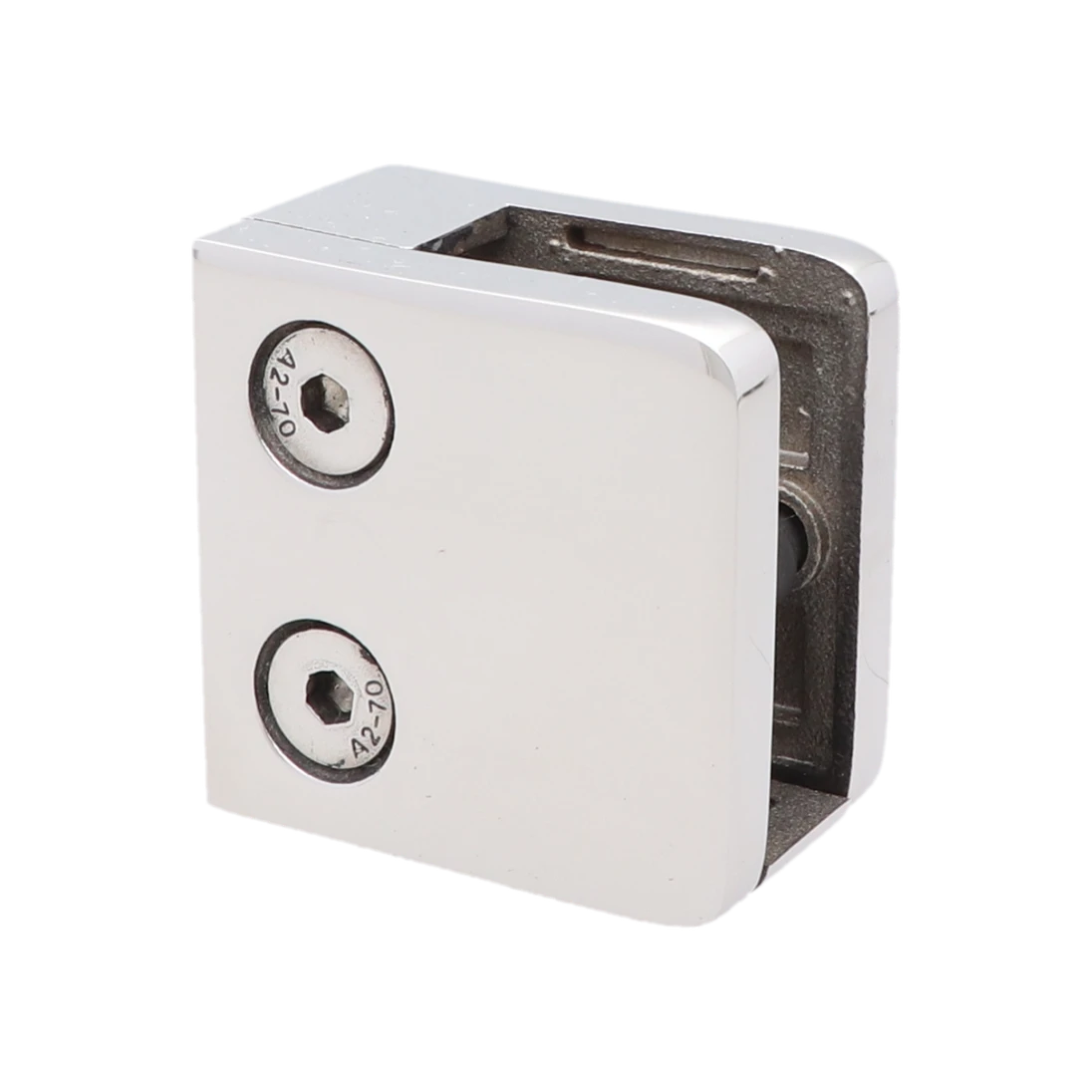 Svorka skla/plechu plochá, so spodnou vyberateLnou podložkou