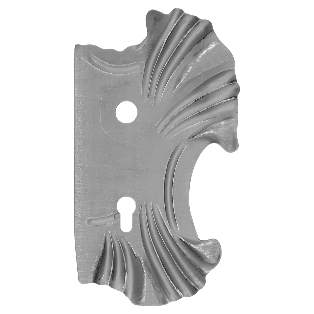 Štít 270 x 165 x 2 mm, rozteč 90 mm, zdobený, pravý