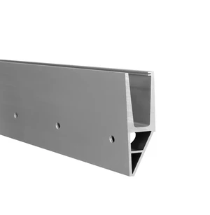 Al kotevní profil pro sklo 12 - 22 mm, bočné kotvení, 2,5 m - slide 1