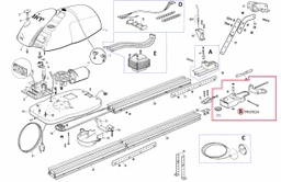 PRSP02A kit - koncový díl dráhy pro SPIDO/ SPIDER
