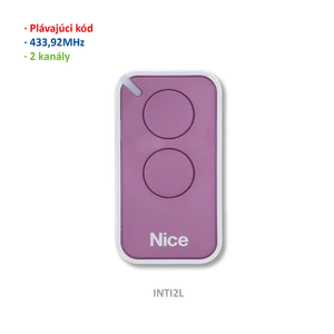 Vysielač ERA 2-kanálový, 433 MHz, plávajúci kód, fialový - slide 1