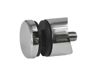 Svorka bodová, na ø 42,4 mm, sklo 6–12 mm, AISI 304 - slide 0