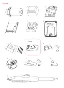 041A0301 odblokovací mechanizmus s kľúčom