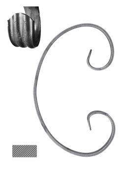 Céčko 300 x 180 mm, 12 x 6 mm