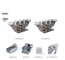 Samonos do 350 kg/6,5 m, profil 95 x 106  mm, hliník