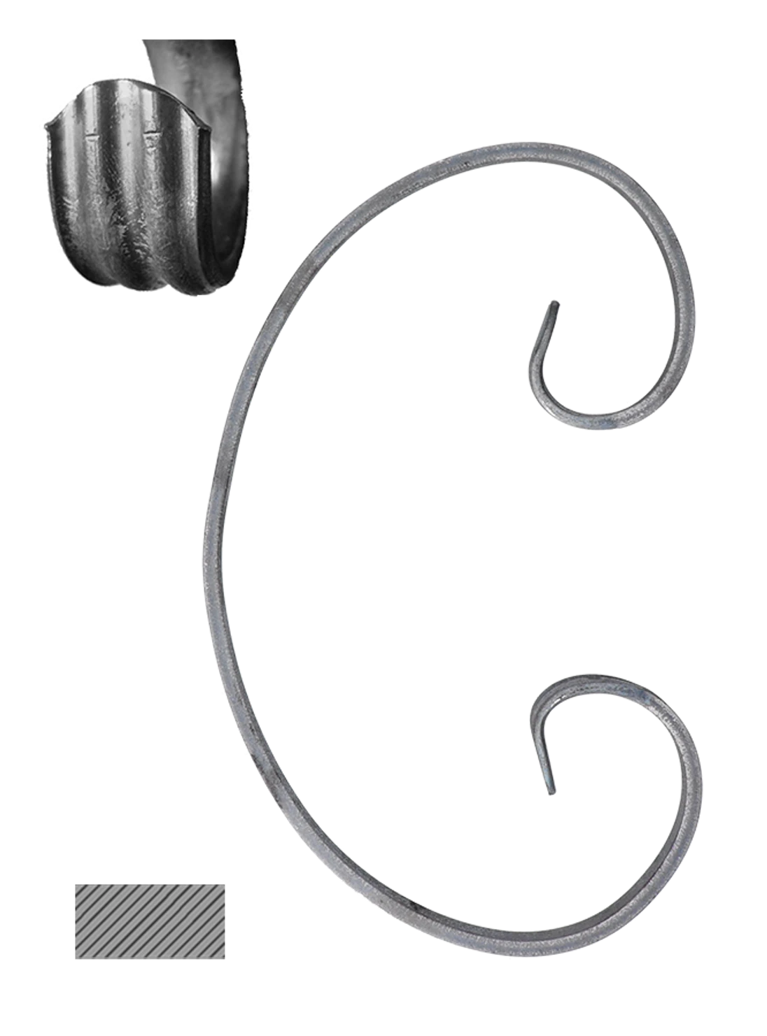 Céčko 300 x 180 mm, 12 x 6 mm