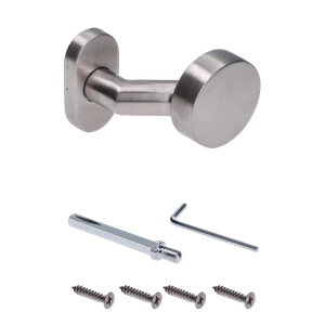 Koule plochá, vyhnutá, oválna rozeta, pevná, AISI304 - slide 2