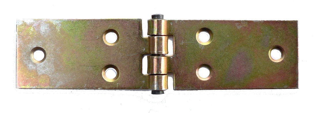 Záves pásový 102 x 25 mm žltý zinok