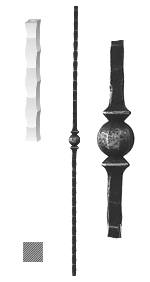 Tyč 12 x 12 x 1000 mm - slide 0