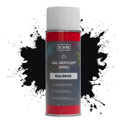 Farba v spreji - RAL 9005, 400 ml