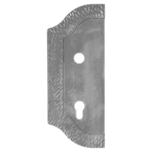 Štít 265 x 105 x 3 mm, rozteč 90 mm, zdobený, ľavý - slide 0