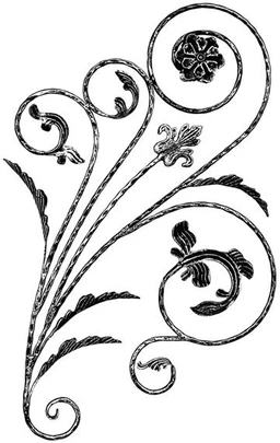 Ornament ø 12 mm, 1080 x 600 mm