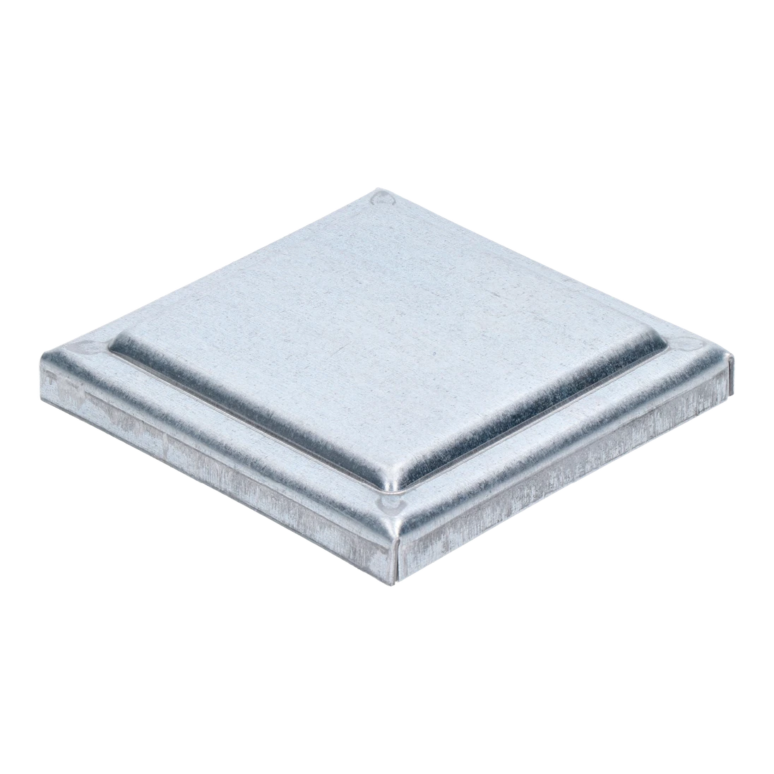 Stříška plechová plochá, pozinkovaná, 100x100x1,5 mm