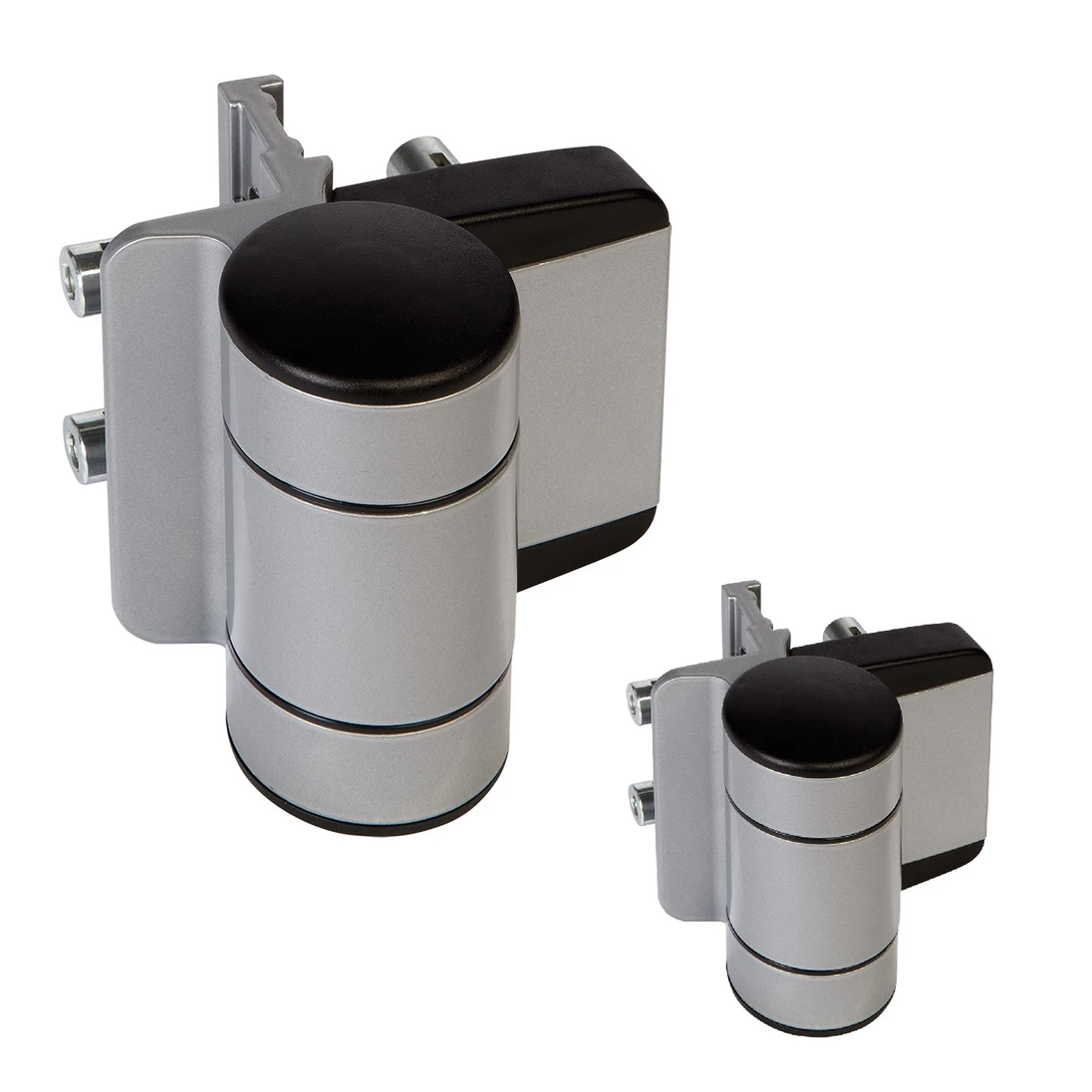 DINO dvojložiskový záves 180°, nastaviteľný 2D, RAL9005