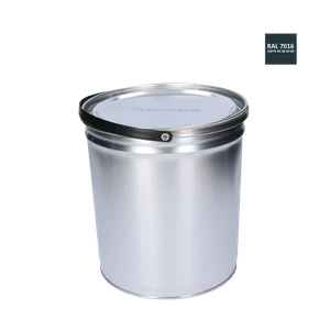 Farba antikorózna polomatná na zinok 5 kg antracitovo-šedá - slide 0