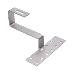 Strešný hák navrhnutý pre zakrivené krytiny, nerez A2