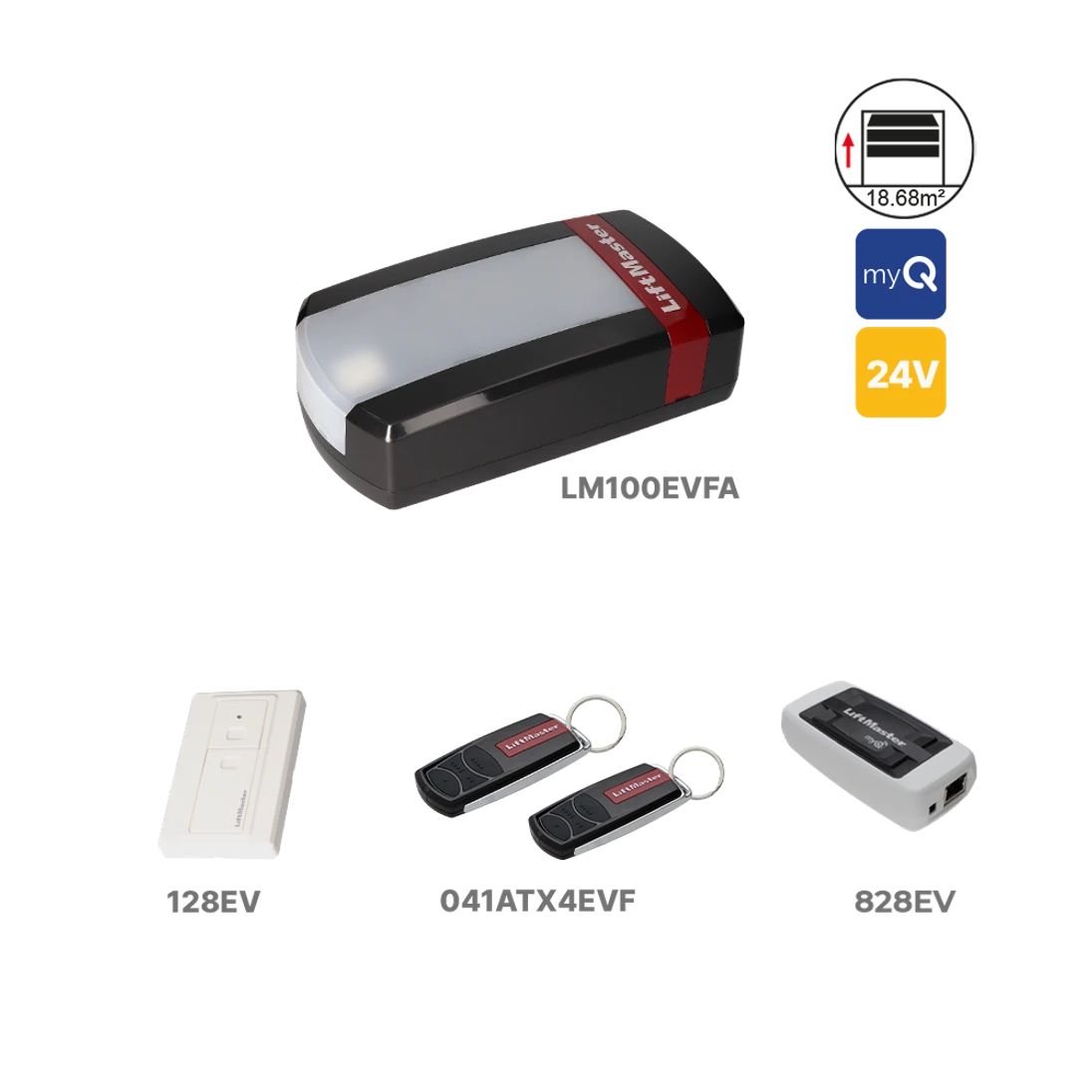 LiftMaster LM100EVFA s myQ rozhraním 828EV