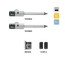 TOO3024KLT sada pohonov pre dvojkrídlovú bránu do 3 m/krídlo