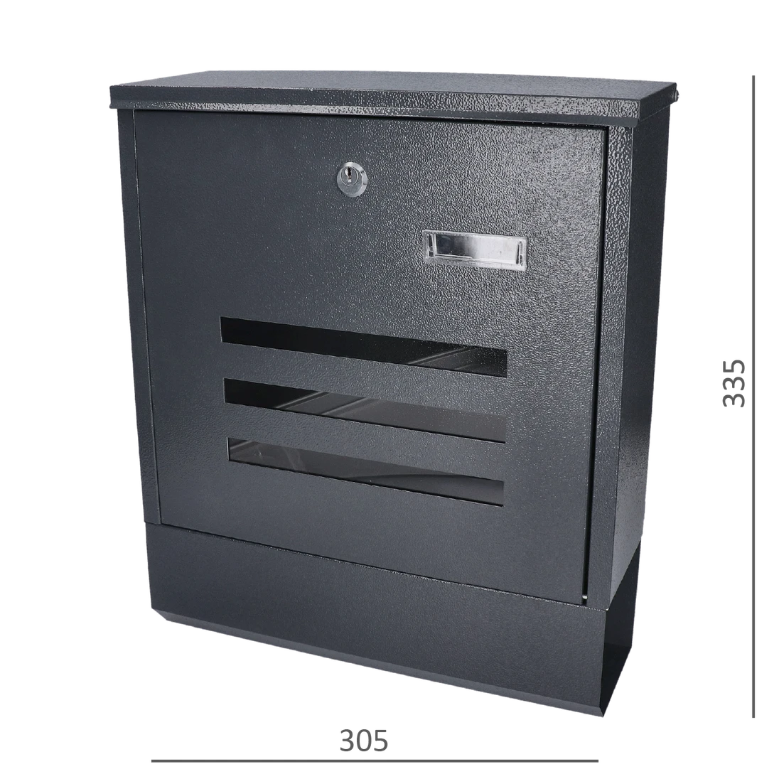 Schránka poštová, max. formát listu A4, antracitová