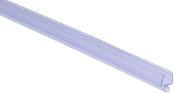 Plastové tesnenie na sklo 8 mm, L = 2200 mm