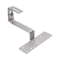 Strešný hák nastaviteľný na vrchu, pre zakrivené krytiny